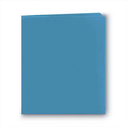 Smead Two-Pocket Folder, Textured Paper, 100-Sheet Capacity, 11 x 8.5, Assorted, 25/Box