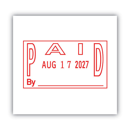 COSCO 2000PLUS ES Dater, PAID + Date, 1 x 1.81, Red