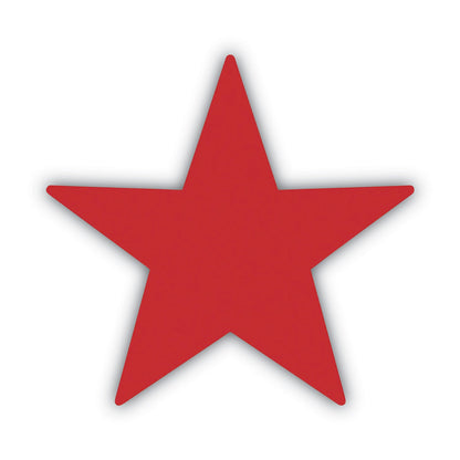 ACCUSTAMP Pre-Inked Round Stamp with Microban, Star, 0.63" dia, Red