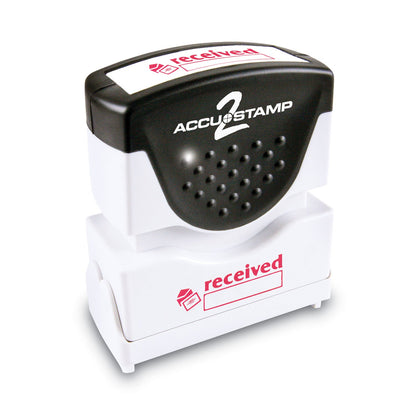 ACCUSTAMP2 Pre-Inked Shutter Stamp, Red, RECEIVED, 1.63 x 0.5