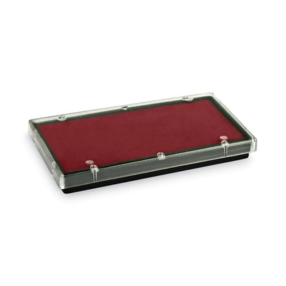 COSCO 2000PLUS Replacement Ink Pad for 2000PLUS 1SI20PGL, 1.63" x 0.25", Red