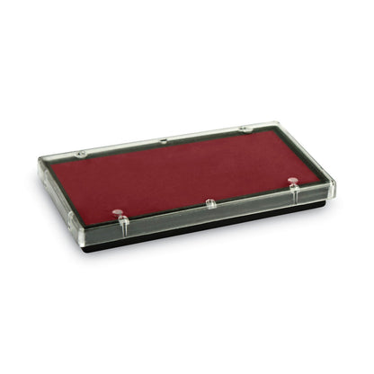COSCO 2000PLUS Replacement Ink Pad for 2000PLUS 1SI40PGL and 1SI40P, 2.38" x 0.25", Red