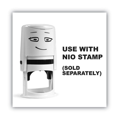 NIO Ink Pad for NIO Stamp with Voucher, 2.75" x 2.75", Noble Blue