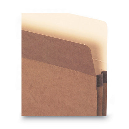 Smead Redrope Drop Front File Pockets, 1.75" Expansion, Letter Size, Redrope, 50/Box