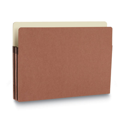 Smead Redrope Drop Front File Pockets, 1.75" Expansion, Legal Size, Redrope, 25/Box