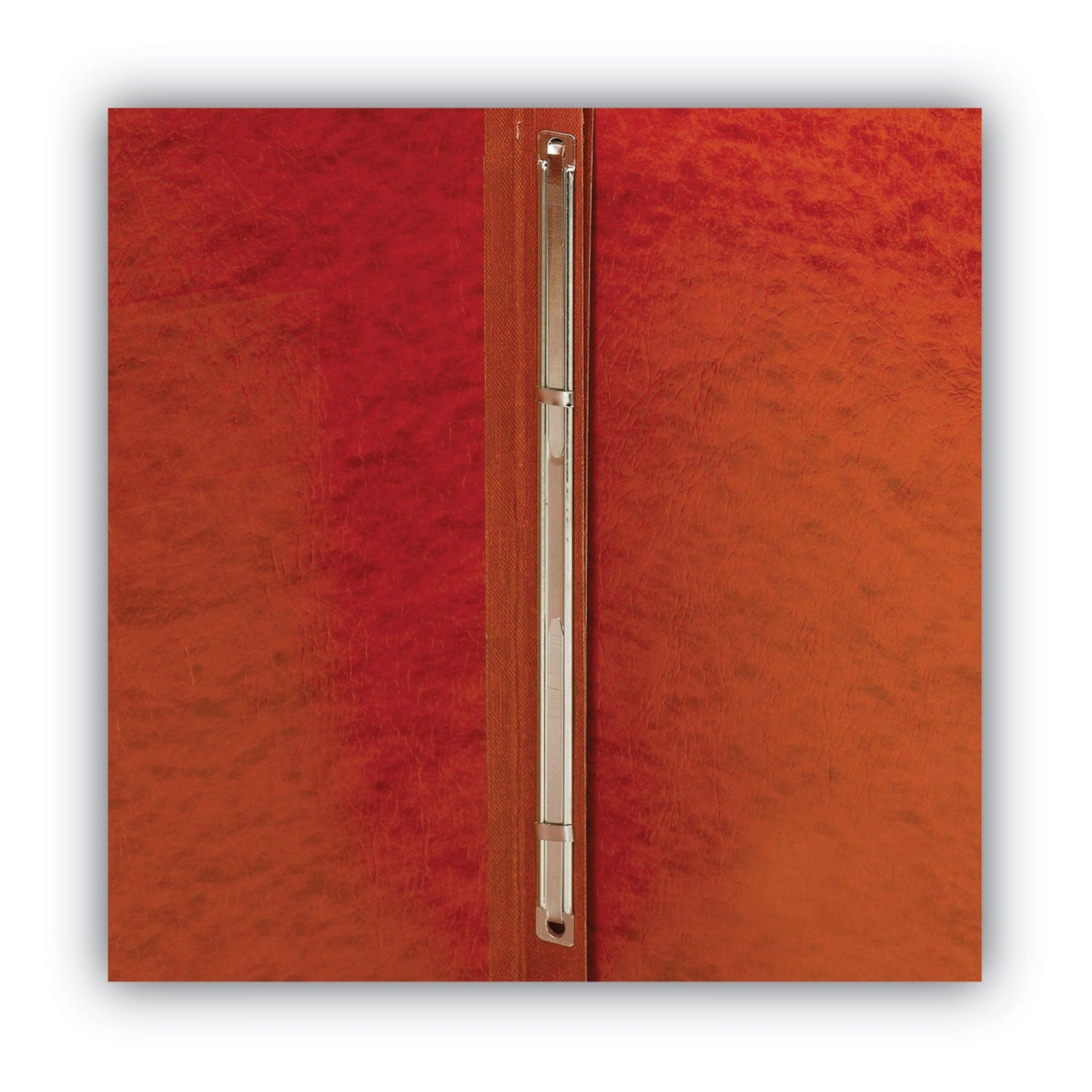 Smead Prong Fastener Premium Pressboard Report Cover, Two-Piece Prong Fastener, 3" Capacity, 8.5 x 11, Red/Red