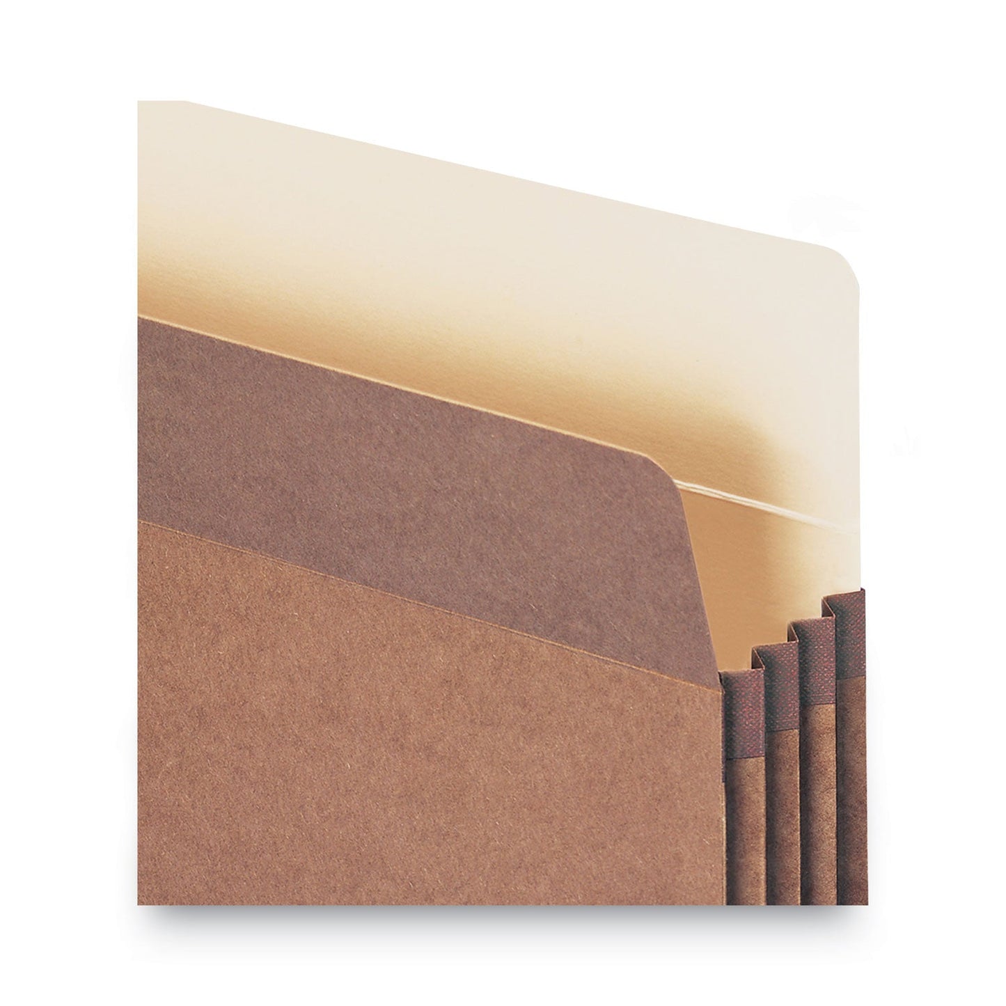 Smead Redrope Drop Front File Pockets, 3.5" Expansion, Letter Size, Redrope, 50/Box