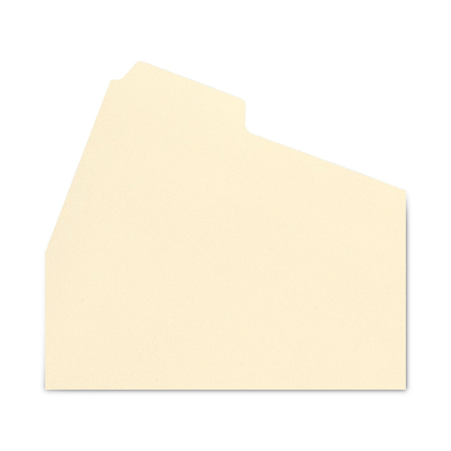 Smead Stackable Folder Dividers with Fasteners, 1/5-Cut End Tab, Letter Size, Manila, 50/Pack