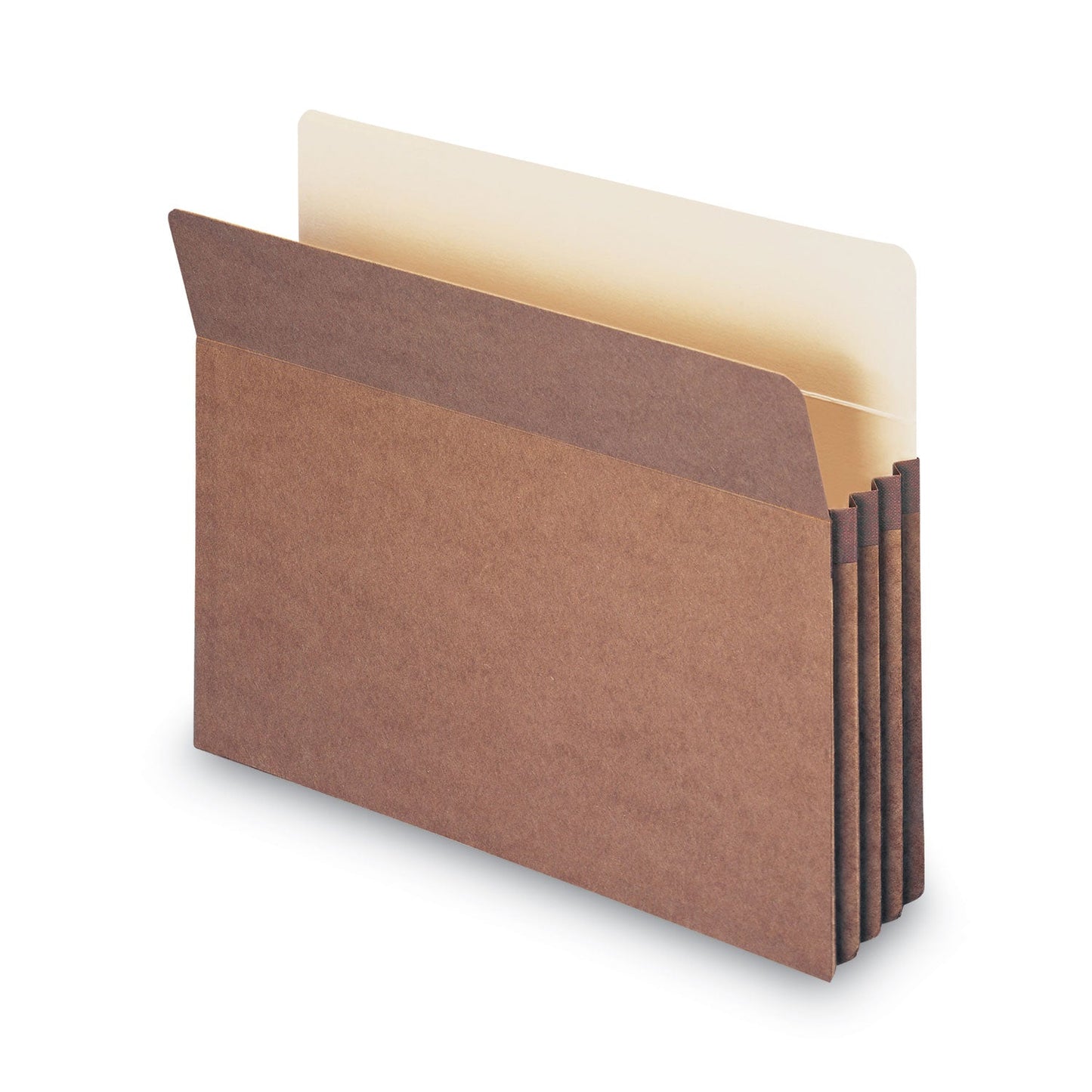 Smead Redrope Drop Front File Pockets, 3.5" Expansion, Letter Size, Redrope, 50/Box