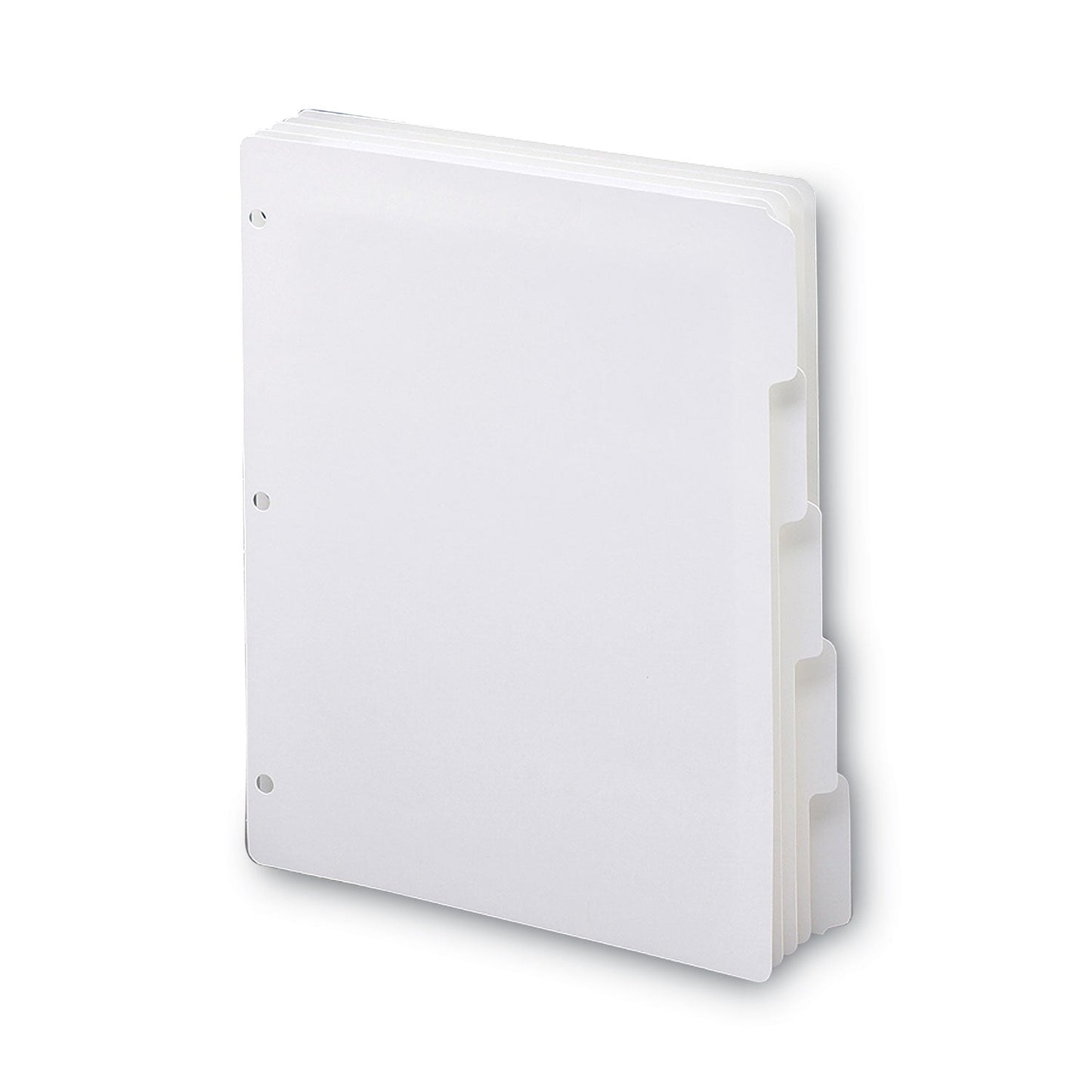 Smead Three-Ring Binder Index Divider, 5-Tab, 11 x 8.5, White, 20 Sets