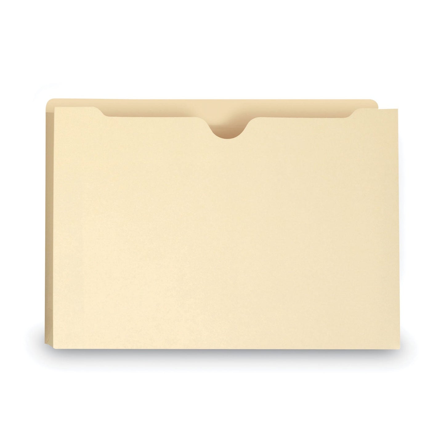 Smead 100% Recycled Top Tab File Jackets, Straight Tab, Legal Size, Manila, 50/Box