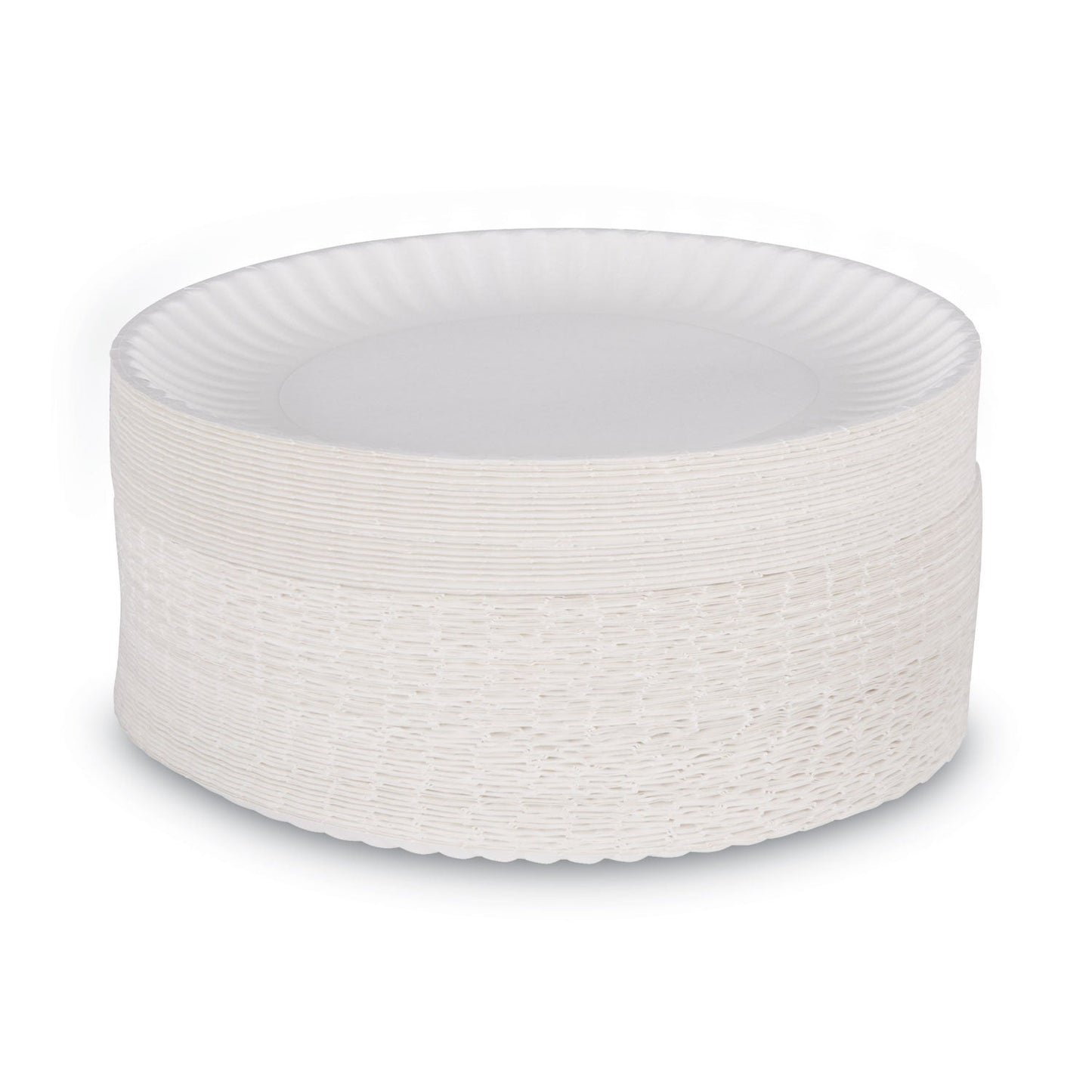 Dixie White Paper Plates, 9" dia, 250/Pack, 4 Packs/Carton