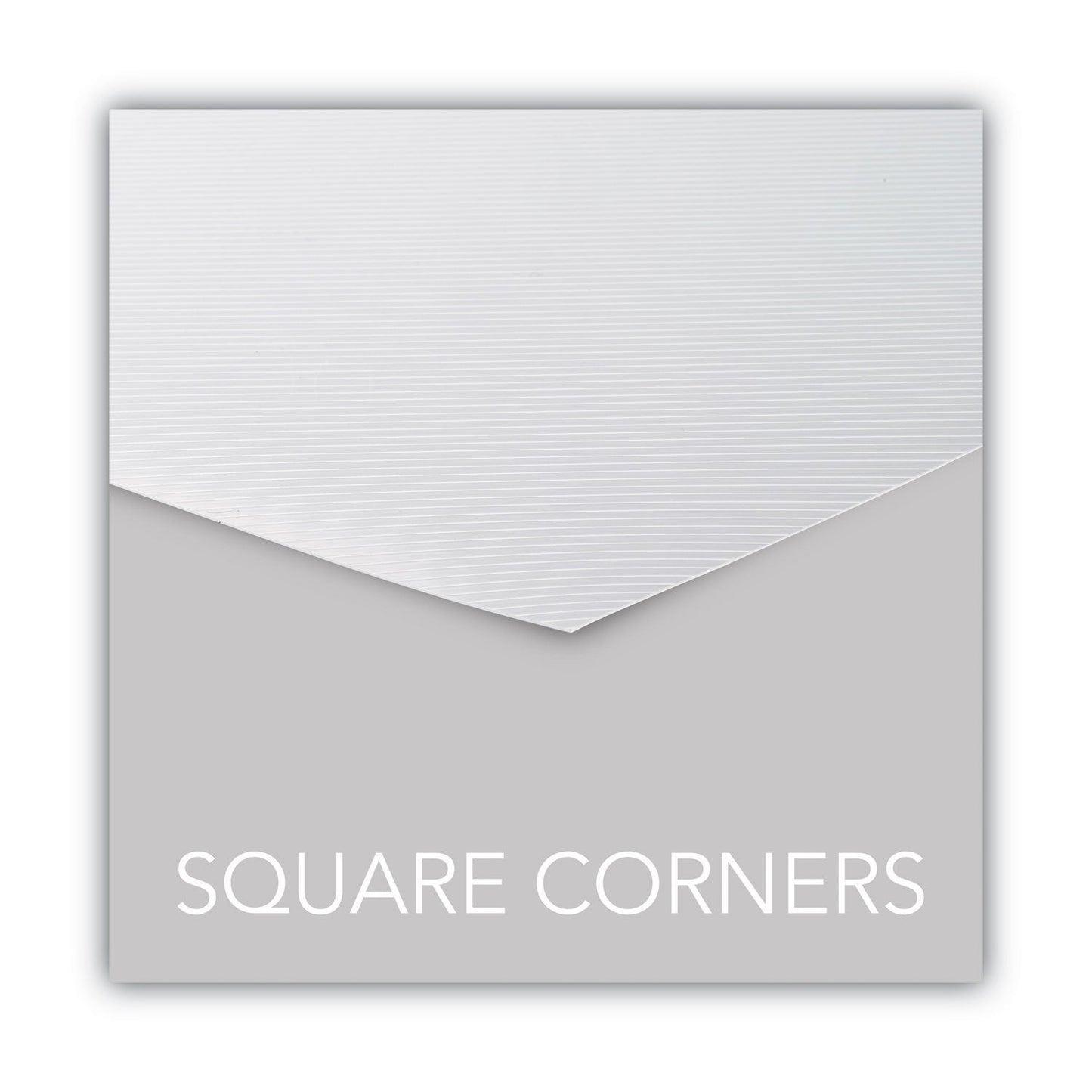 GBC Design View Poly Presentation Covers for Binding Systems, Clear Lined, 11 x 8.5, Unpunched, 25/Pack