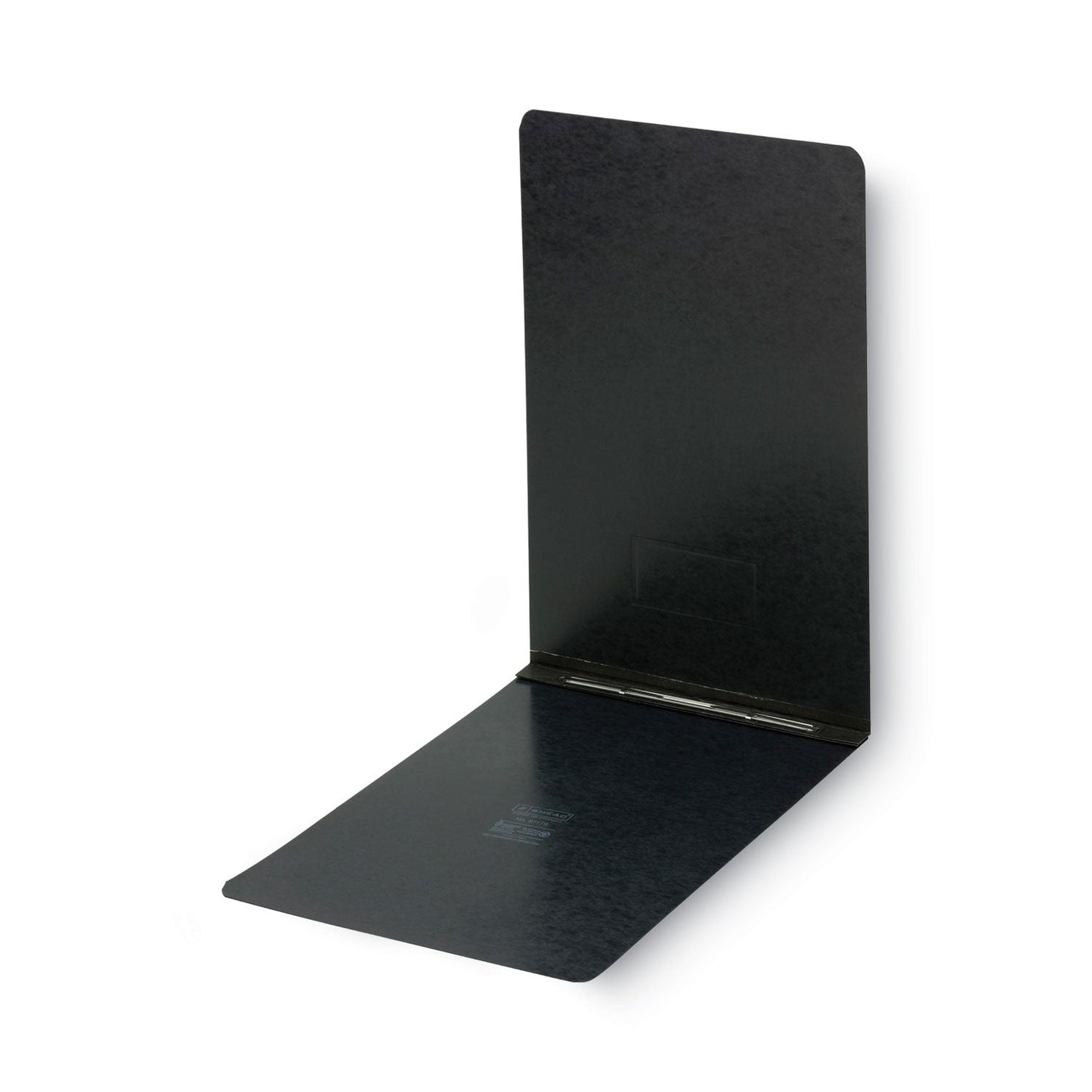 Smead Prong Fastener Pressboard Report Cover, Two-Piece Prong Fastener, 3" Capacity, 11 x 17, Black/Black