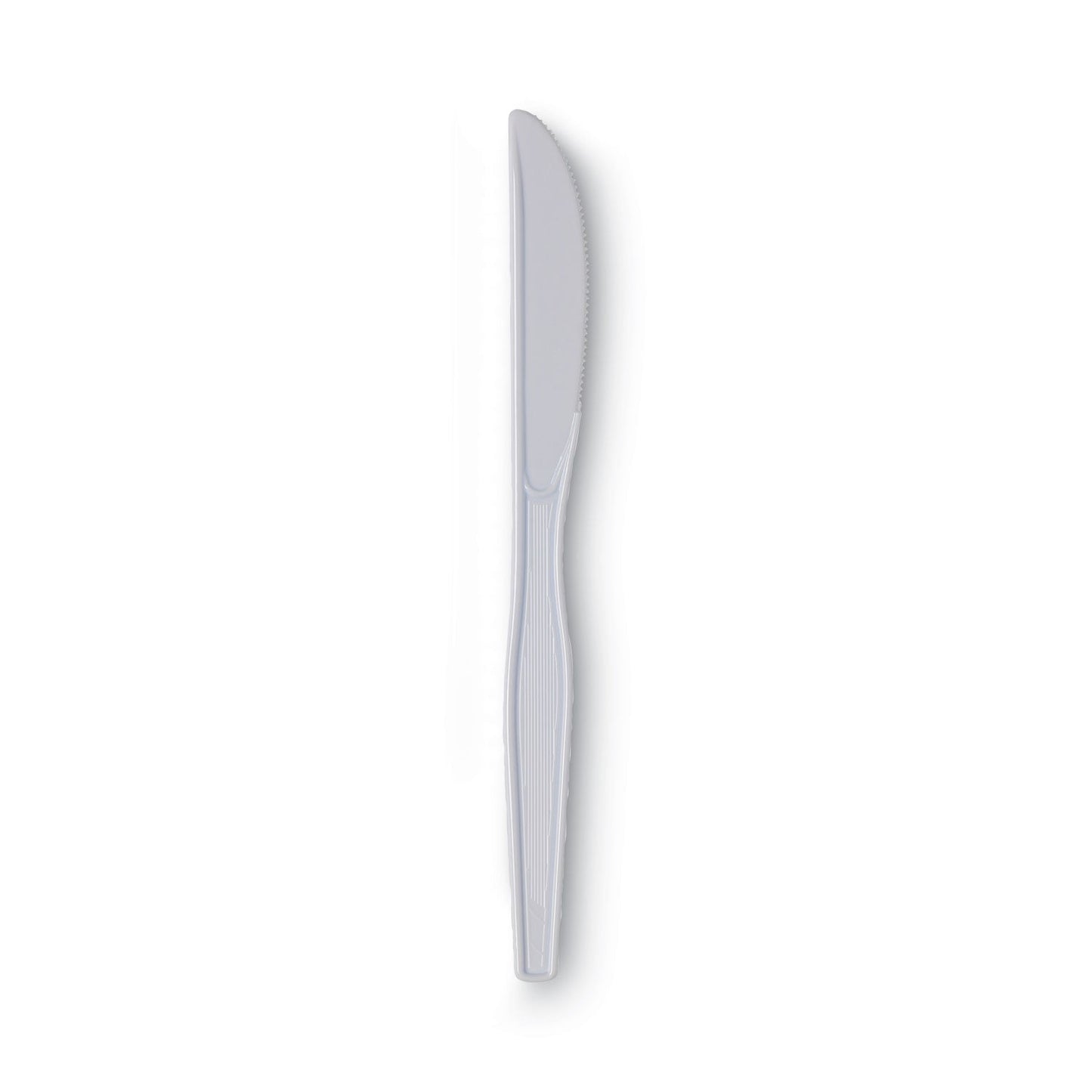 Dixie Plastic Cutlery, Heavy Mediumweight Knife, 100/Box