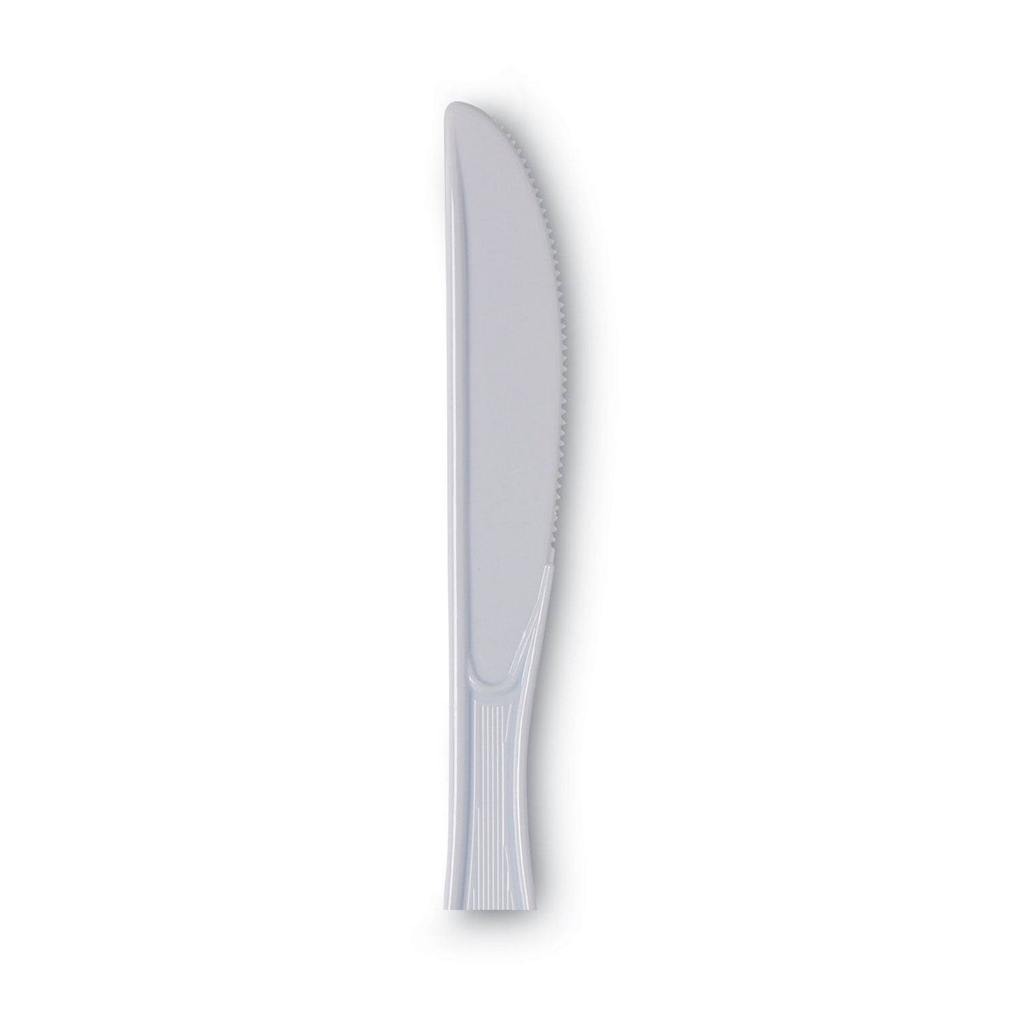 Dixie Plastic Cutlery, Heavy Mediumweight Knife, 100/Box