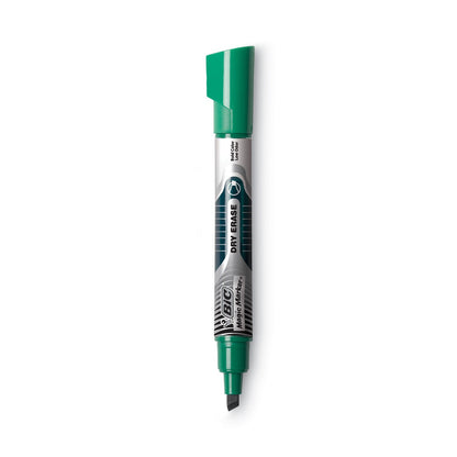 BIC Intensity Advanced Dry Erase Marker, Tank-Style, Broad Chisel Tip, Green, Dozen
