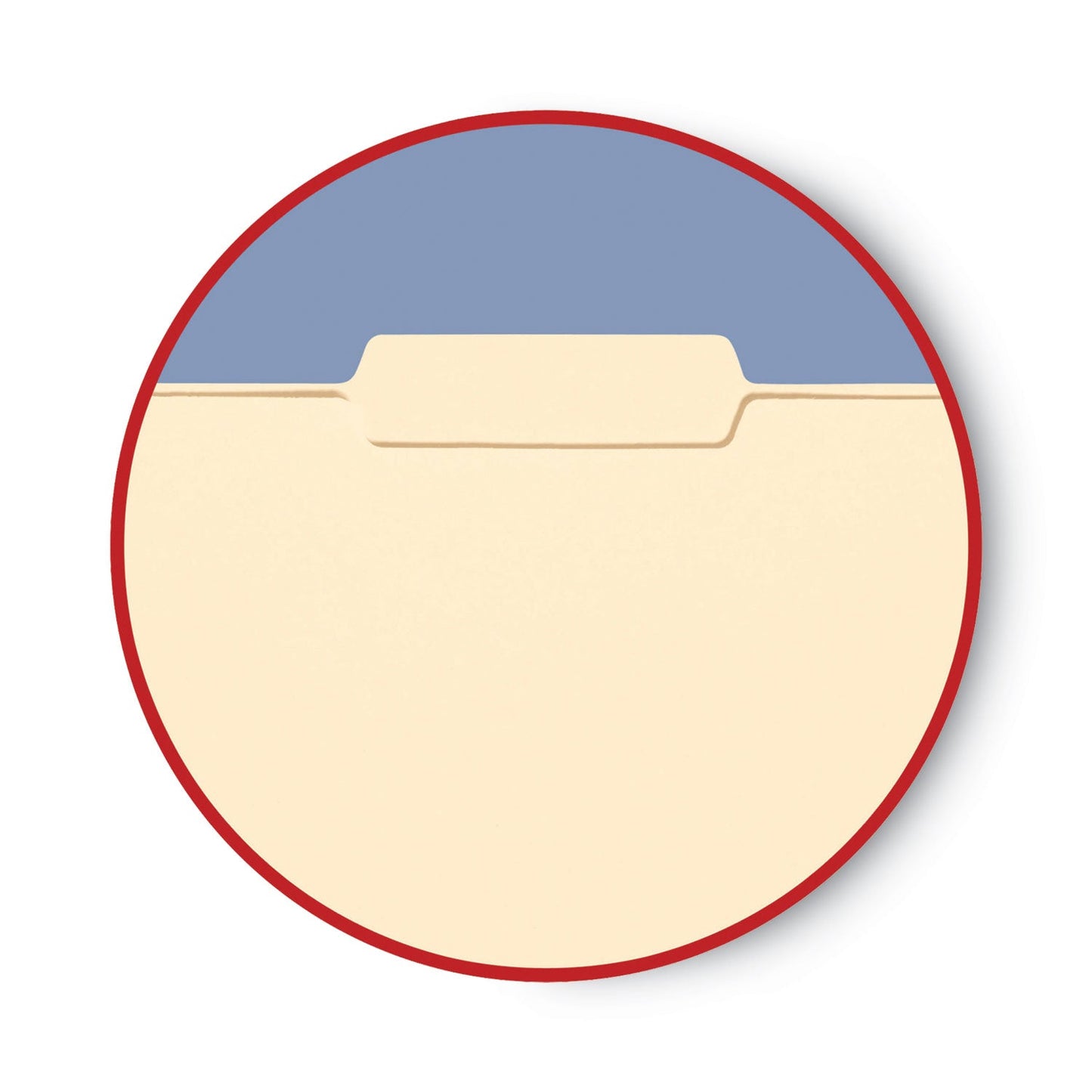 Smead Interior File Folders, 1/3-Cut Tabs: Assorted, Letter Size, 0.75" Expansion, Manila, 100/Box