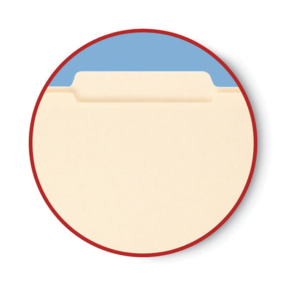 Smead Top Tab Fastener Folders, Guide-Height 2/5-Cut Tabs: Right of Center, 2 Fasteners, Letter Size, 11-pt Manila Exterior, 50/Box