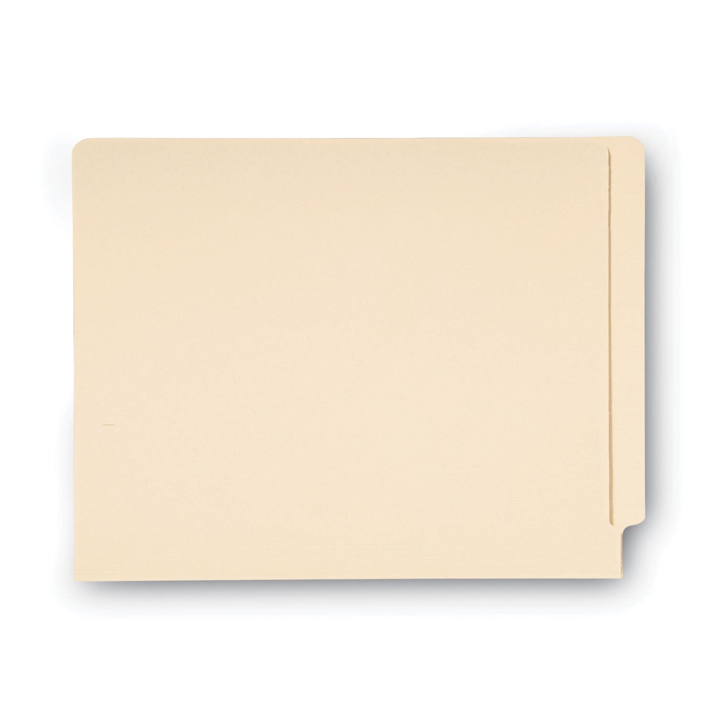 Smead 100% Recycled Manila End Tab Folders, Straight Tabs, Letter Size, 0.75" Expansion, Manila, 100/Box