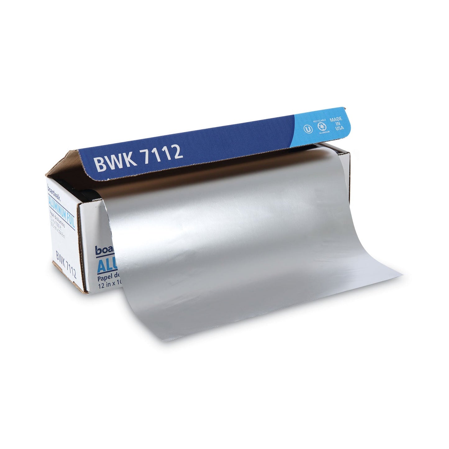 Boardwalk Standard Aluminum Foil Roll, 12" x 1,000 ft
