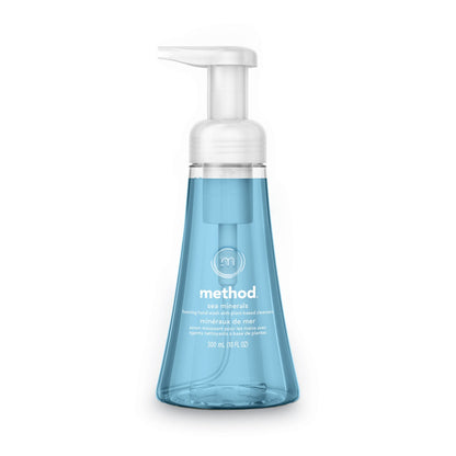 Method Foaming Hand Wash, Sea Minerals, 10 oz Pump Bottle, 6/Carton
