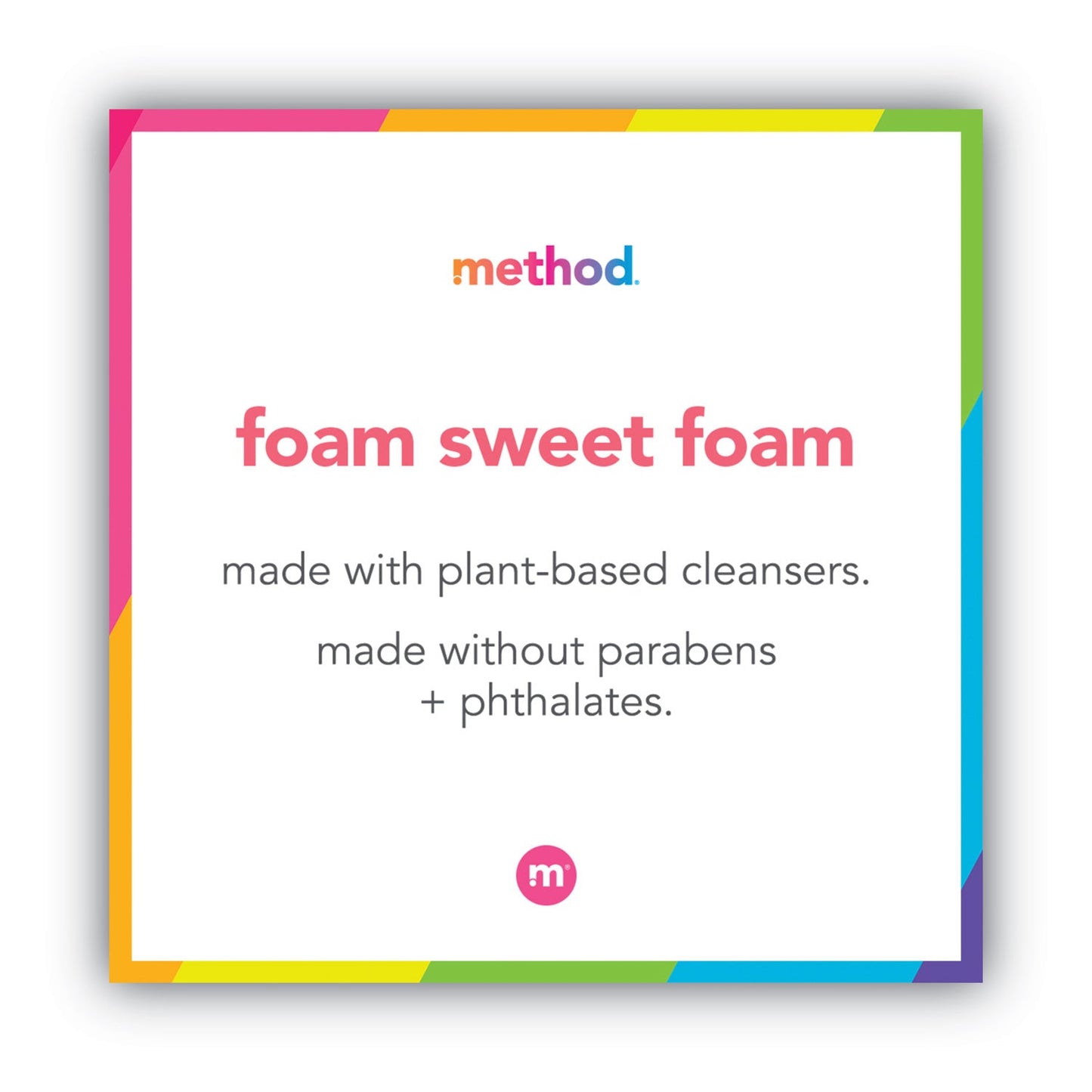 Method Foaming Hand Wash, Waterfall, 10 oz Pump Bottle