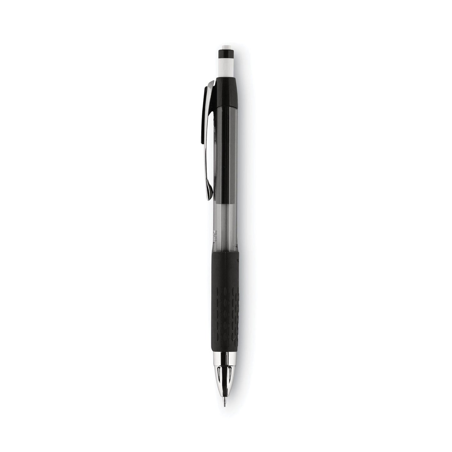 uniball 207 Mechanical Pencil, 0.7 mm, HB (#2), Black Lead, Black Barrel, Dozen