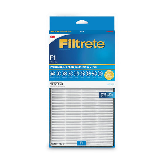 Filtrete Premium True HEPA Room Air Purifier Filter, 7.3 x 13.86, 4/Carton