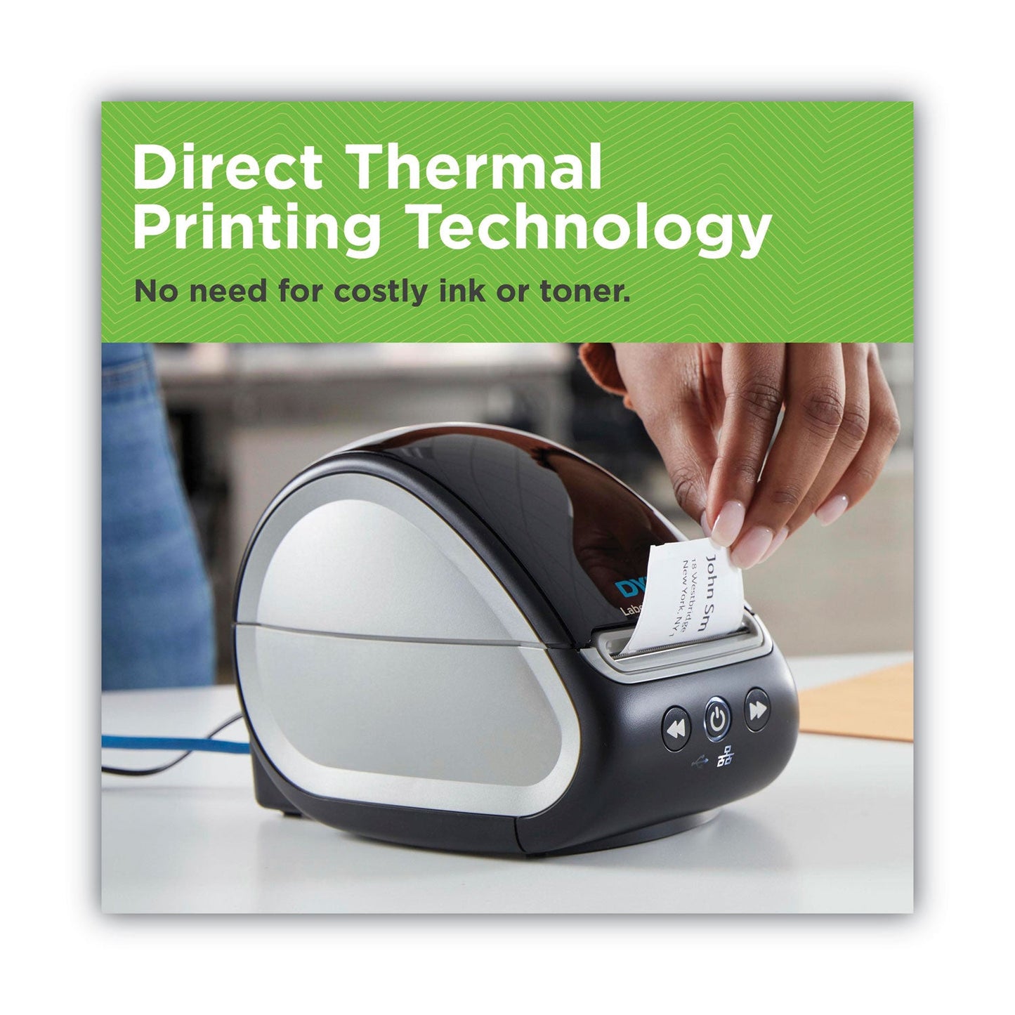 DYMO LabelWriter 550 Turbo Series Label Printer, 90 Labels/min Print Speed, 5.34 x 7.38 x 8.5