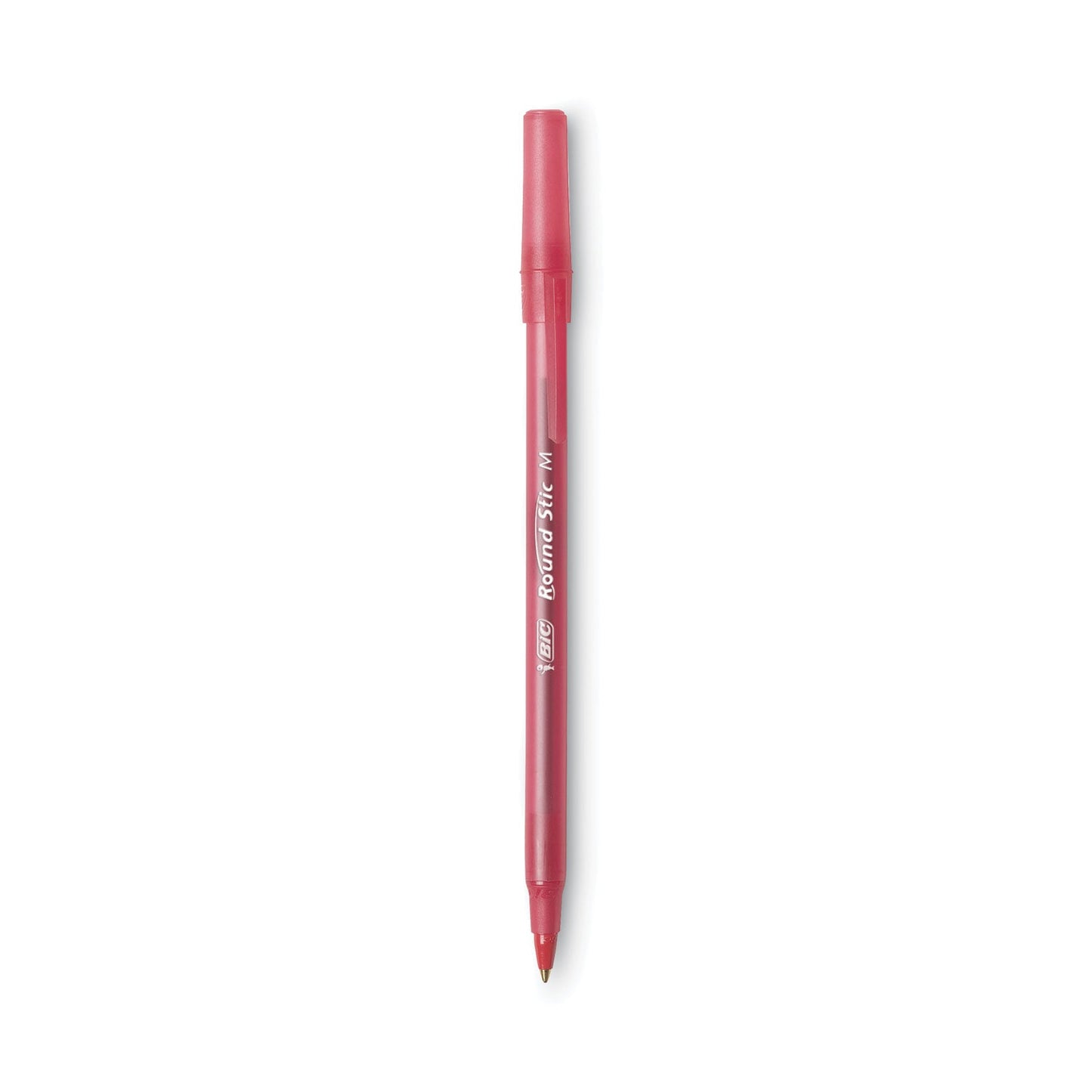 BIC Round Stic Xtra Life Ballpoint Pen Xtra-Value Pack, Stick, Medium 1.2 mm, Assorted Ink Colors, Gray Barrel, 240/Carton
