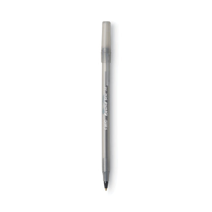 BIC Round Stic Xtra Precision Ballpoint Pen Value Pack, Stick, Medium 1 mm, Assorted Ink and Barrel Colors, 60/Pack