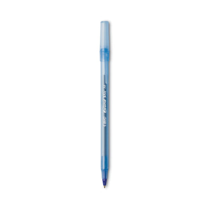 BIC Round Stic Xtra Precision Ballpoint Pen Value Pack, Stick, Medium 1 mm, Assorted Ink and Barrel Colors, 60/Pack