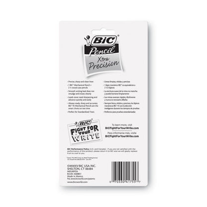 BIC Xtra-Precision Mechanical Pencil Value Pack, 0.5 mm, HB (#2.5), Black Lead, Assorted Barrel Colors, 24/Pack