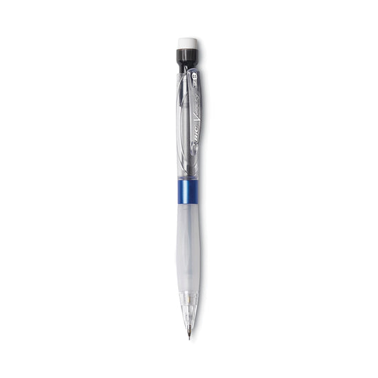 BIC Velocity Max Pencil, 0.5 mm, HB (#2), Black Lead, Gray Barrel, 2/Pack
