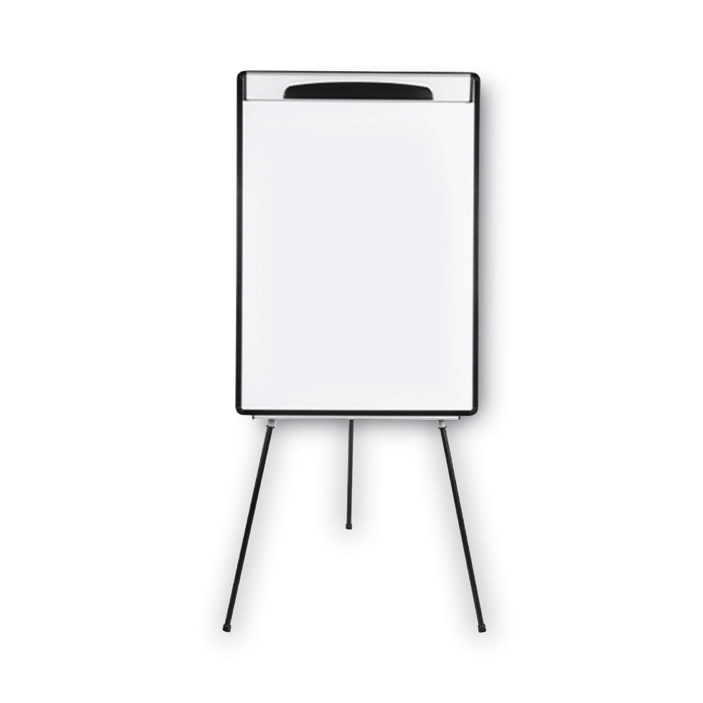 MasterVision Magnetic Gold Ultra Dry Erase Tripod Easel with Extension Arms, 32" to 72", Black/Silver