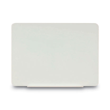 MasterVision Magnetic Glass Dry Erase Board, 60 x 48, Opaque White