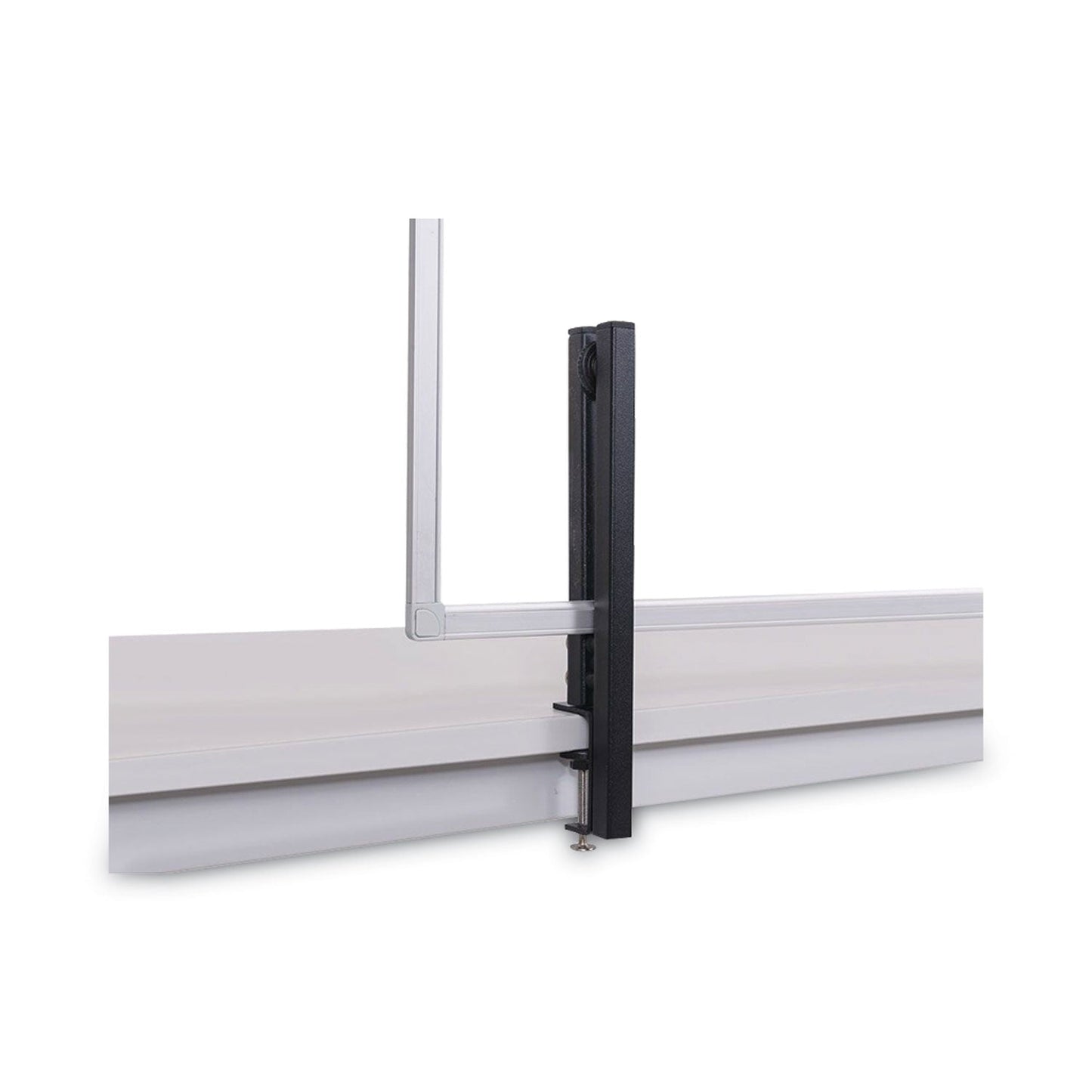 MasterVision Protector Series Glass Aluminum Desktop Divider, 35.4 x 0.16 x 23.6, Clear