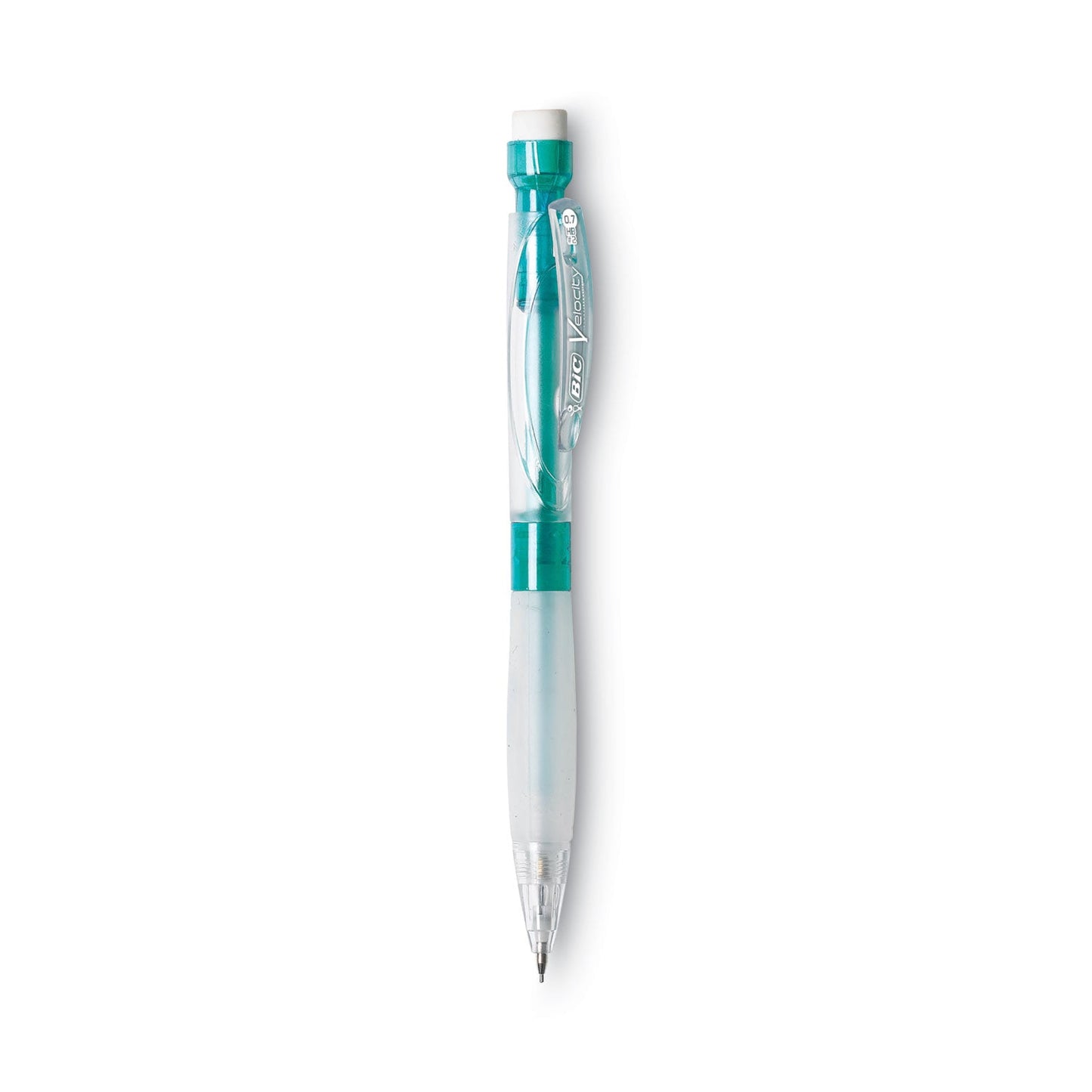 BIC Velocity Max Pencil, 0.7 mm, HB (#2.5), Black Lead, Assorted Barrel Colors, 2/Pack