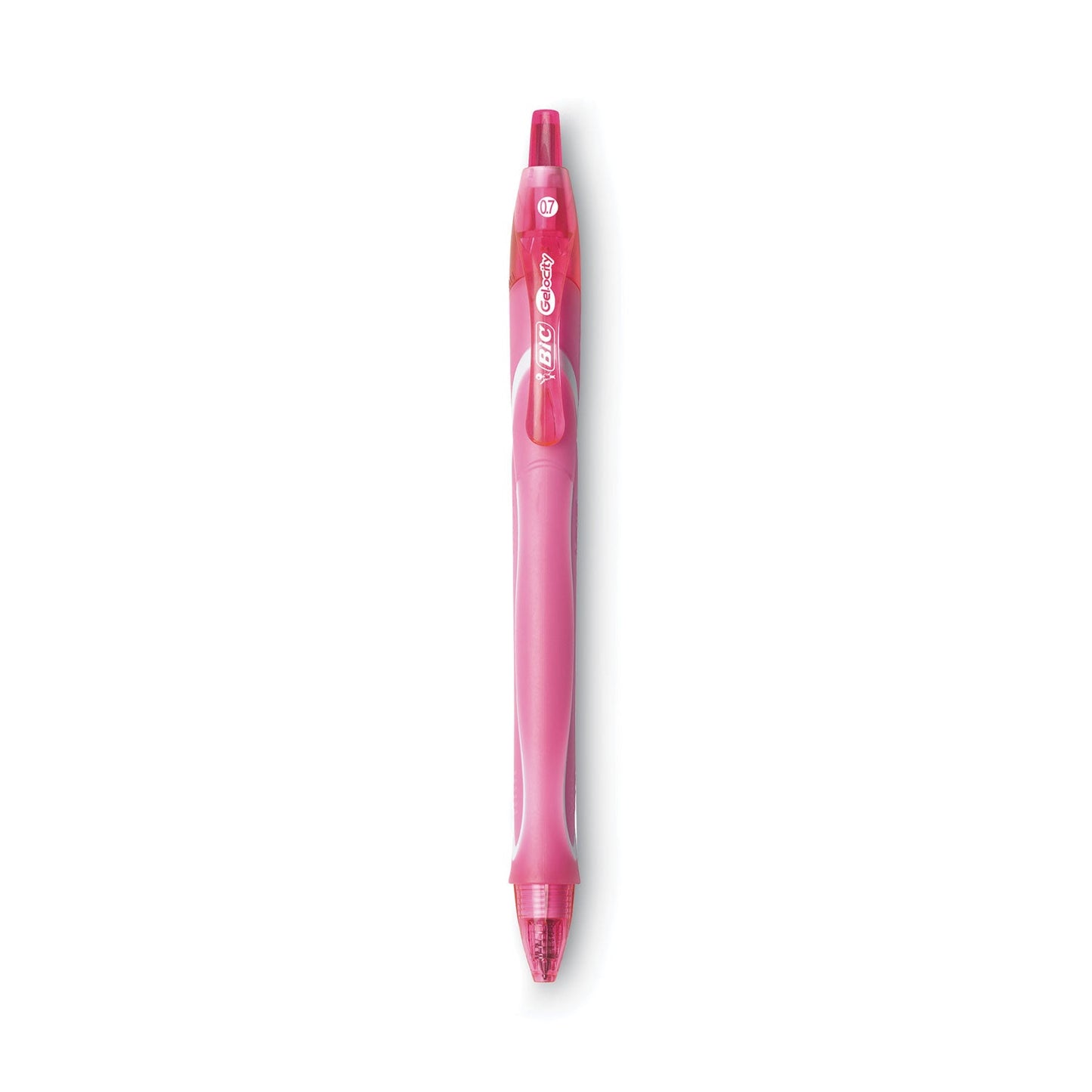 BIC Gel-ocity Quick Dry Gel Pen, Retractable, Fine 0.7 mm, 12 Assorted Ink and Barrel Colors, Dozen