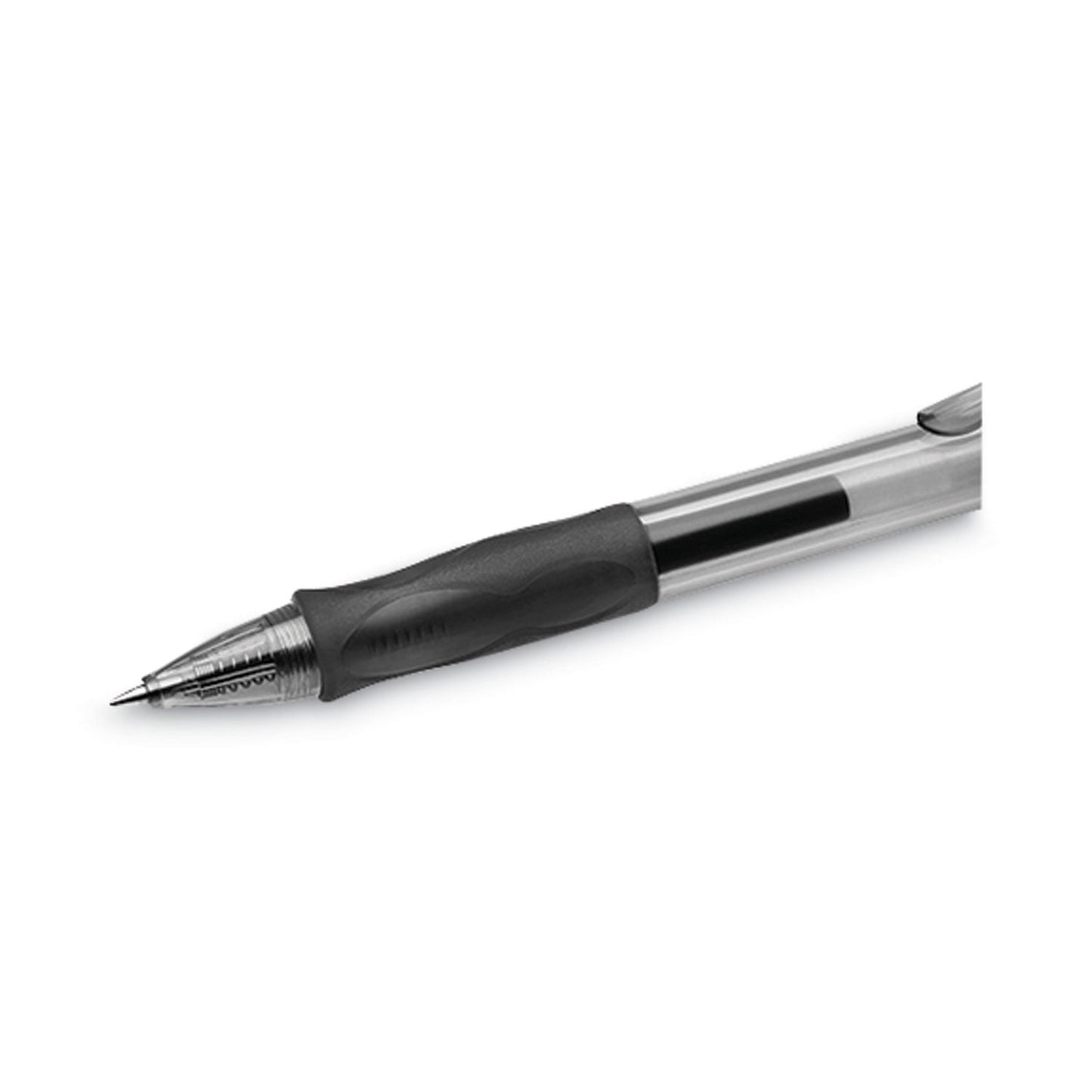 BIC Gel-ocity Gel Pen Value Pack, Retractable, Medium 0.7 mm, Black Ink, Black Barrel, 24/Pack