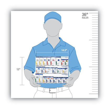 First Aid Only SmartCompliance RetroFit Grids, 260 Pieces, Plastic Case