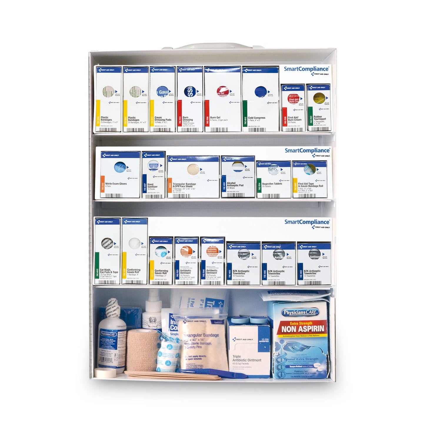 First Aid Only SmartCompliance RetroFit Grids, 215 Pieces, Plastic Case