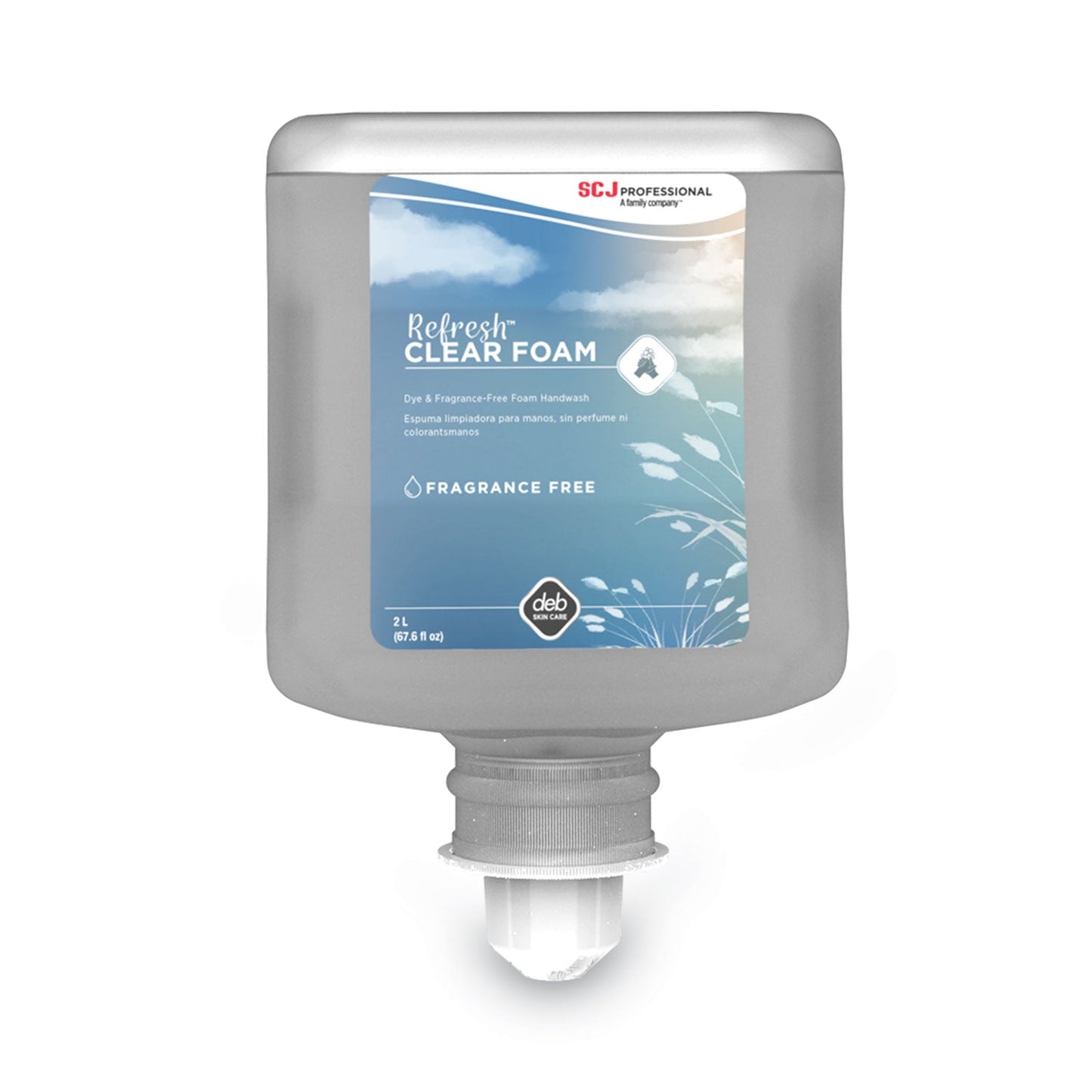 SC Johnson Professional Refresh Foaming Hand Soap Manual Cartridge, Unscented, 1 L Refill, 6/Carton