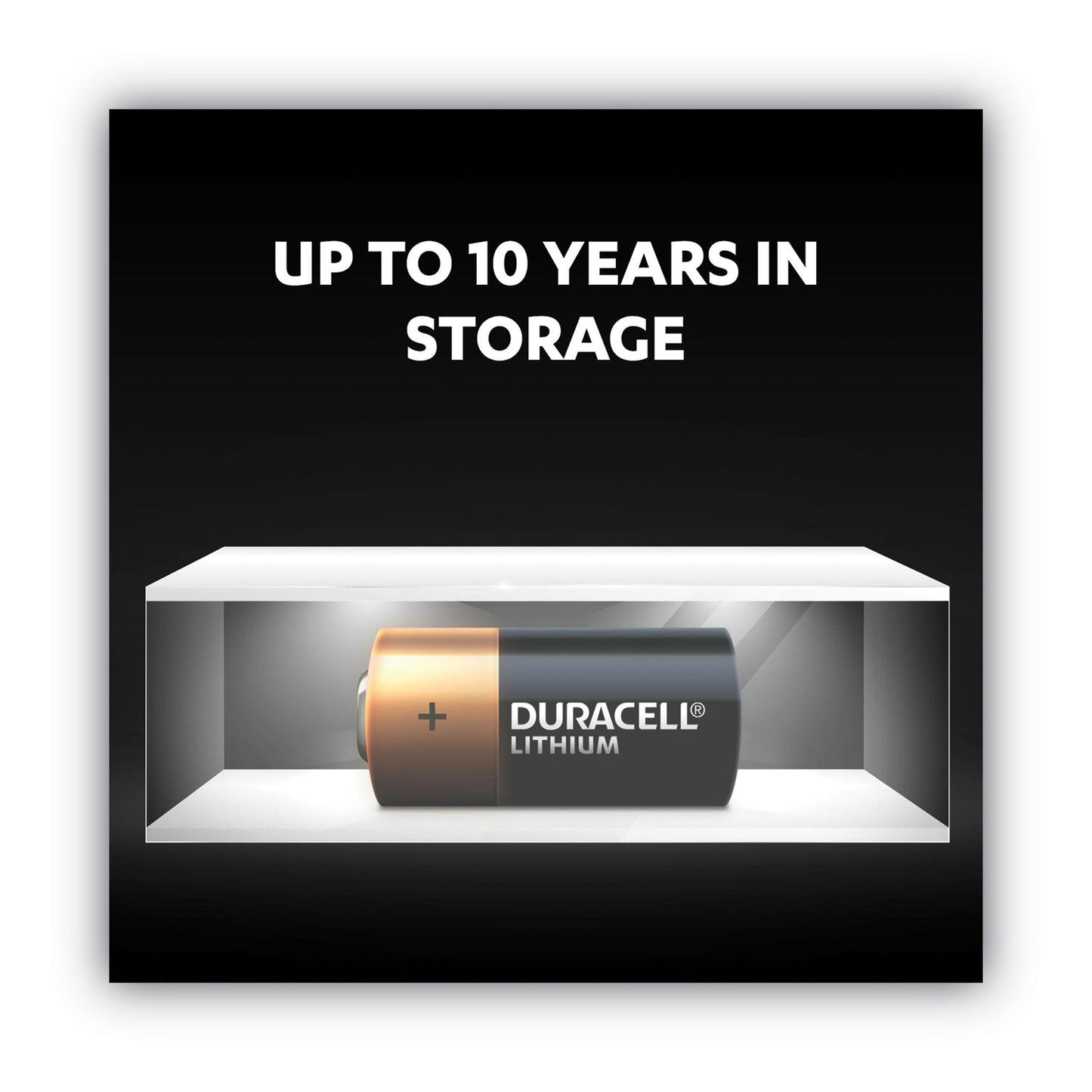 Duracell Specialty High-Power Lithium Battery, 123, 3 V, 2/Pack