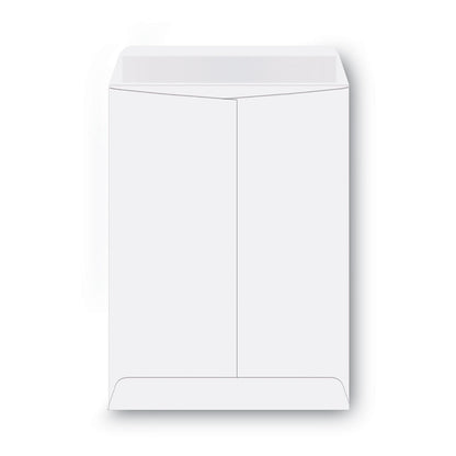 Universal Catalog Envelope, 28 lb Bond Weight Paper, #10 1/2, Square Flap, Gummed Closure, 9 x 12, White, 100/Box