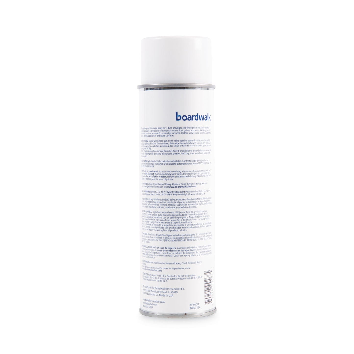 Boardwalk Furniture Polish, Lemon, 19 oz Aerosol Spray