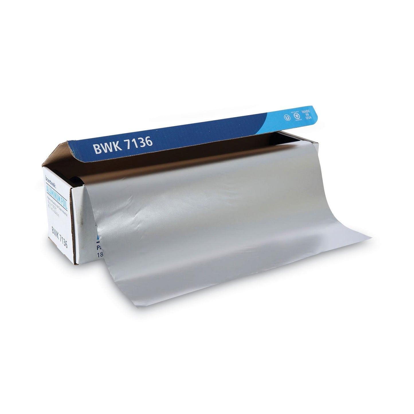 Boardwalk Heavy-Duty Aluminum Foil Roll, 18" x 1,000 ft