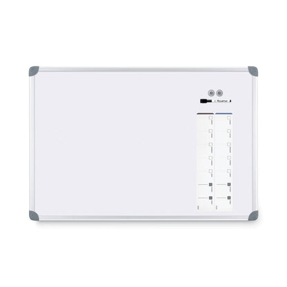 Quartet Euro-Style Magnetic Dry-Erase Aluminum Frame Boards, 36 x 24, Aluminum Frame