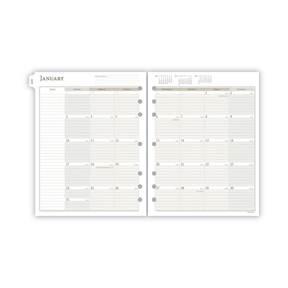 AT-A-GLANCE 1-Page-Per-Day Planner Refills, 11 x 8.5, White Sheets, 12-Month (Jan to Dec): 2023